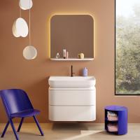 Тумба с раковиной 100 см Burgbad B.ME SGTW100F5981G0126C0037*1 цвет белый матовый Тумба с раковиной 100 см Burgbad B.ME SGTW100F5981G0126C0037*1 цвет белый матовый