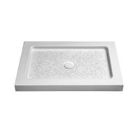 Душевой поддон 80х120 Catalano Roma 180120RO00 белый с декором СНЯТО С ПРОИЗВОДСТВА