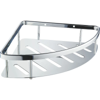 Полка для ванной Wonzon & Woghand WW-4132 22x22 см, угловая, хром