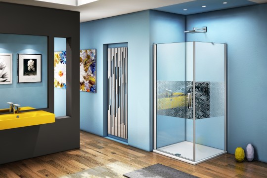 душевой уголок good door fantasy cr-80-f-ch 80×80