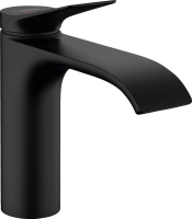 Смеситель для раковины Hansgrohe Vivenis 75023670 CoolStart, с донным клапаном, черный матовый