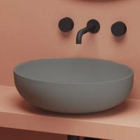 Раковина Artceram Jolie JOL001 15 00 накладная/для пьедестала, Ø50xh17 см, grey olive