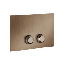 Клавиша для инсталляции Gessi Venti20 54651#708, двойная, для инсталляций Geberit Sigma8 и Sigma12, цвет: Copper Brushed PVD