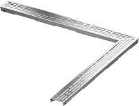 Решетка для душевого лотка TECE Drainline TECEdrainline Basic 6 112 10 нержавеющая сталь
