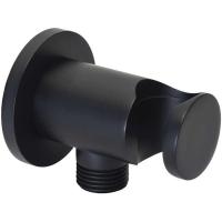 Шланговое подключение Paffoni ZSUP031NO с держателем , черный матовый