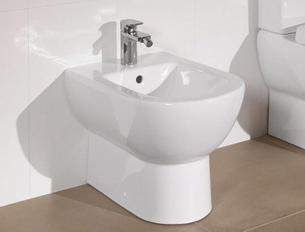 биде напольное villeroy & boch subway 7410 00 01 alpin