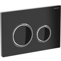 Кнопка для инсталляции Geberit Geberit Sigma 21 115.884.SJ.1 черная/цвет хром
