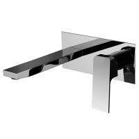 Cмеситель Fima Carlo Frattini Fit F3391WLX5CR для раковины, встраиваемый, излив 21.2 см, с донным клапаном, хром