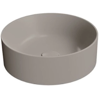 Раковина GSI Kube X 942605 накладная, Ø40 см, Tortora opaco (Коричневый матовый)