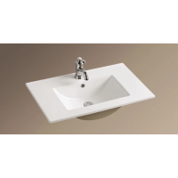 Раковина встраиваемая WeltWasser Deilbach 7506, 70см, 10000003901, белая