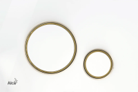 Кнопка для инсталяции AlcaPlast Thin M775 цвет белый \ цвет золото