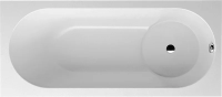 Квариловая ванна Villeroy & Boch Libra UBQ180LIB2V-01 180x80 см, встраиваемая, цвет альпийский белый, на ножках