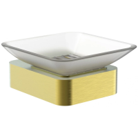 Мыльница Wonzon & Woghand Lotte WW-8322-BG настенная, золотой матовый