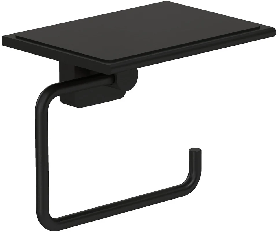 Держатель туалетной бумаги Kludi Vela S 2597139 черный матовый