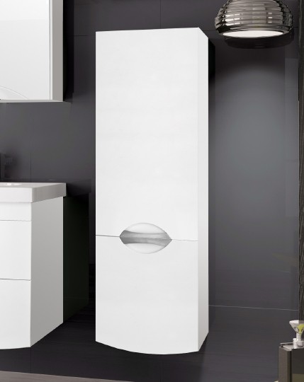 шкаф-пенал style line жасмин-2 36 люкс, белый