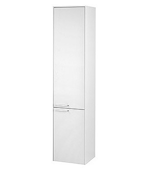 шкаф-пенал keuco royal 60 32131 210001 белый глянец, с корзиной l
