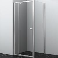 Душевой уголок WasserKRAFT Aula 110х100 11P16 профиль хром, стекло прозрачное