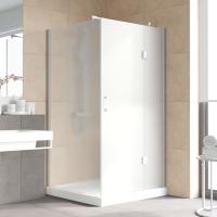 Душевой уголок Vegas Glass AFP-Fisux 120*100 07 10 профиль матовый хром, стекло сатин Душевой уголок Vegas Glass AFP-Fisux 120*100 07 10 профиль матовый хром, стекло сатин