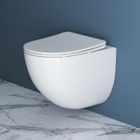 Унитаз подвесной безободковый BelBagno Amanda BB051CHR, без сиденья, цвет белый