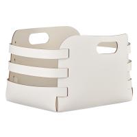 Корзина ADJ Riga 9687.10/16 прямоугольная, 27x36xH25 см, белый/панна котта