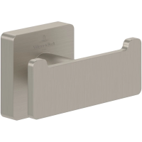 Крючок Villeroy & Boch Elements-Striking TVA15201200064 двойной, для ванны, никель матовый