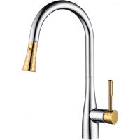 Смеситель для кухни D&K Rhein Schiller DA1462504A Хром Золото