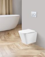 Унитаз подвесной BelBagno Ardente-R BB520CHR безободковый, без сиденья, цвет белый