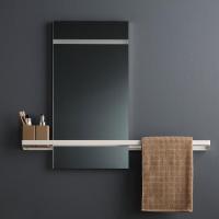 Релинг Bertocci Fly 149 1516 0200 96 см для зеркала и аксессуаров из композита, подвесной, цвет: белый матовый