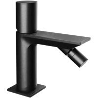 Смеситель Remer Edge EG520CFP для биде, с донным клапаном, черный хром матовый