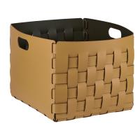 Корзинка ADJ Bottega 1048.40/55 для мелочей, 35x40xH30 см., горчичный/оливковый