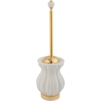 Ёршик для унитаза Migliore Olivia 17455 белый | золото