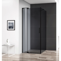 Душевой уголок 80-90x99,5 см Cezares SLIDER-AH-1-100-80/90-GRIGIO-NERO графитовое Душевой уголок 80-90x99,5 см Cezares SLIDER-AH-1-100-80/90-GRIGIO-NERO графитовое