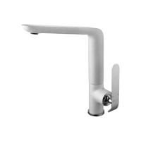 Смеситель для кухни Lemark Melange LM4905CW Белый Хром