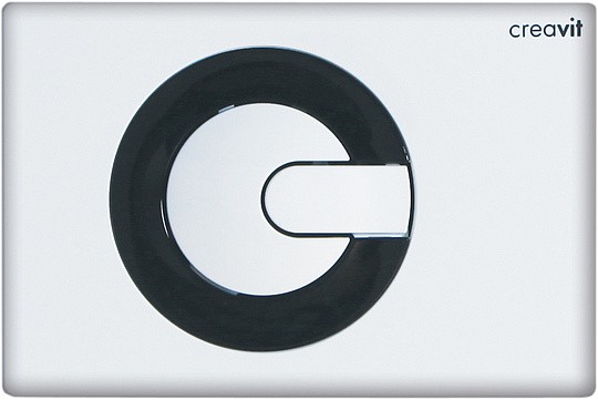 Кнопка для инсталляции Creavit Power GP5001.02 бело-черная