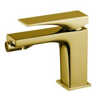 Смеситель Fima Carlo Frattini Zeta F3962NOR.1 для биде, на 1 отв., с донным клапаном, золото