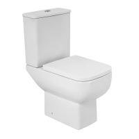 Унитаз компакт BelBagno Aurora BB8604CPR/SC без бачка, с сиденьем микролифт