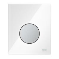 Панель смыва для писсуара TECE TECETECEloop 9820178 стекло, белая глянцевая / хром матовый