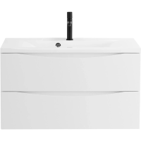 Тумба под раковину BelBagno Marino 80 MARINO-800-2C-SO-BL-P подвесная, цвет bianco lucido