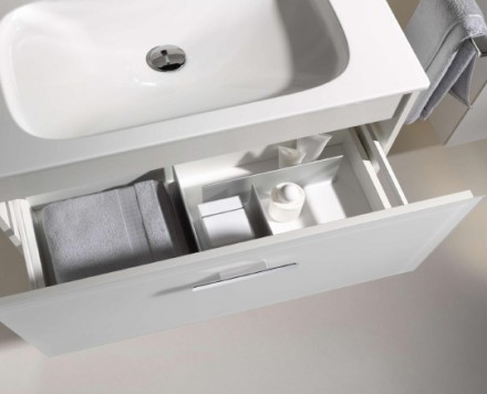 тумба под раковину keuco royal universe белая матовая 100 см 32770 270000