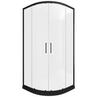 Душевой уголок Bravat Black Line 90×90 BS090.1201B профиль черный, стекло прозрачное