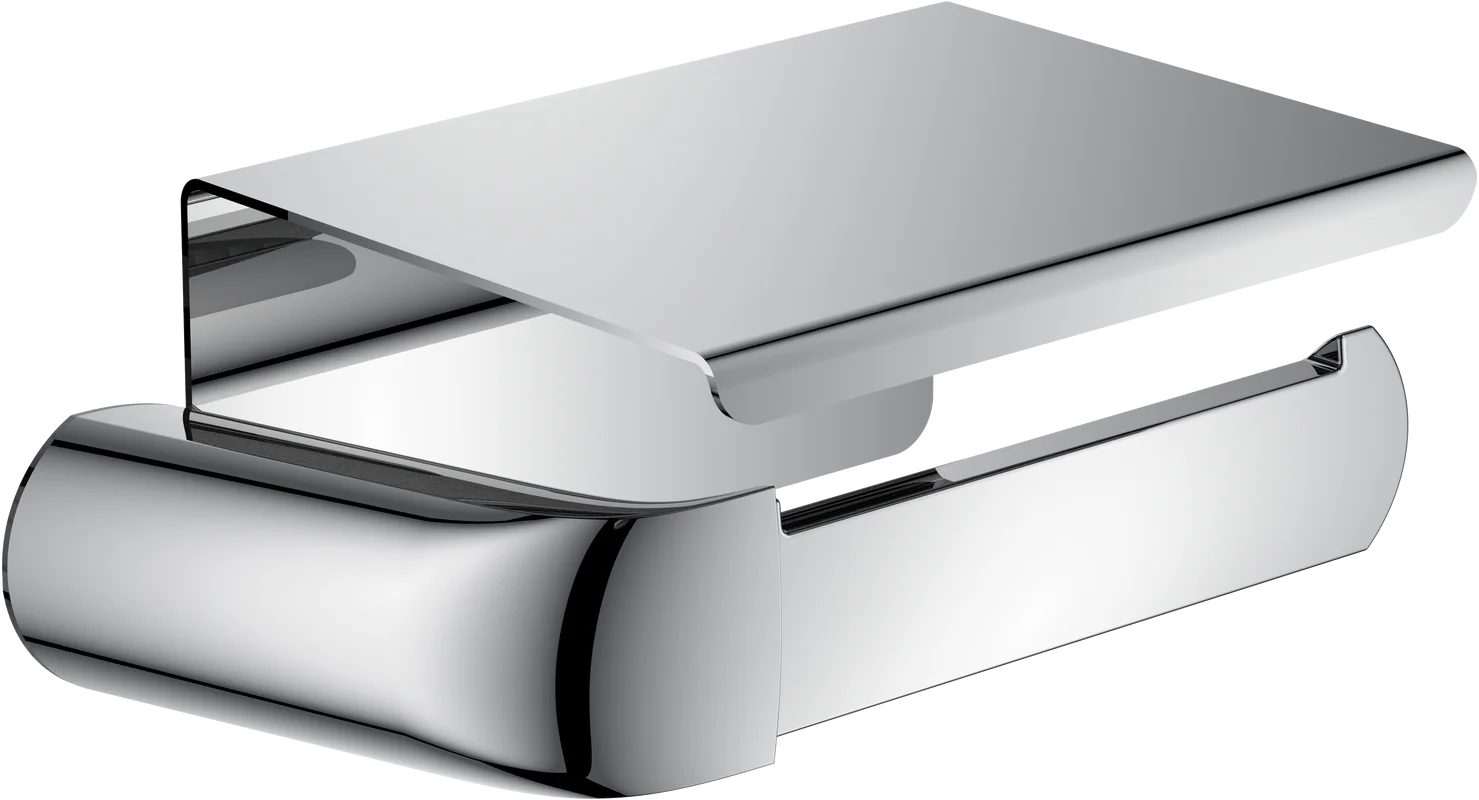 Держатель туалетной бумаги Rush Flores Flores FL08111B с полкой для телефона