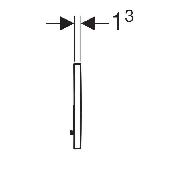 смывная клавиша 115.770.lb.5