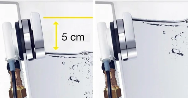 слив-перелив для ванны viega multiplex m9 724566 52 мм, полуавтомат, хром