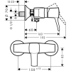 смеситель для душа hansgrohe metropol classic 31360000