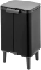 мусорное ведро brabantia bo hi 227141 7 л, матовое черное