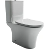 чаша напольного унитаза ceramicanova fortuna cn9001-b безоботковый, с сиденьем микролифт, белая