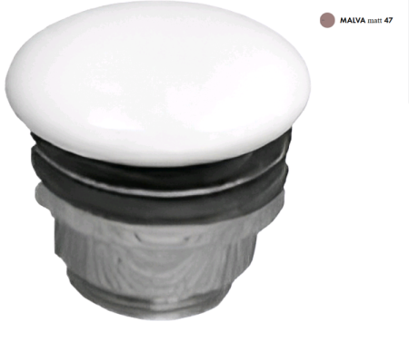 Донный клапан Alice, для раковин, цвет-лиловый матовый (Malva matt)