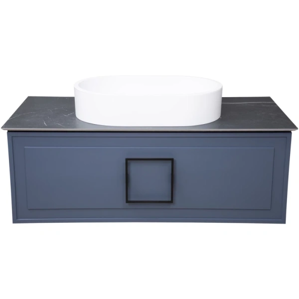 тумба синий матовый 97,6 см la fenice cubo fnc-01-cub-bg-100