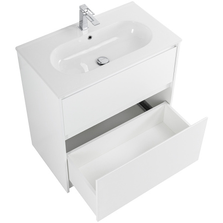 тумба для раковины belbagno kraft-800-2c-pia-bo, напольная, цвет белый.