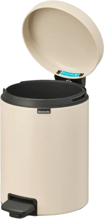 мусорное ведро brabantia newicon 149900 5 л, бежевое